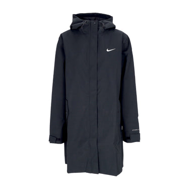 Nike, Giubbotto Donna W Essential Storm Fit Woven Parka Jacket, Black/white