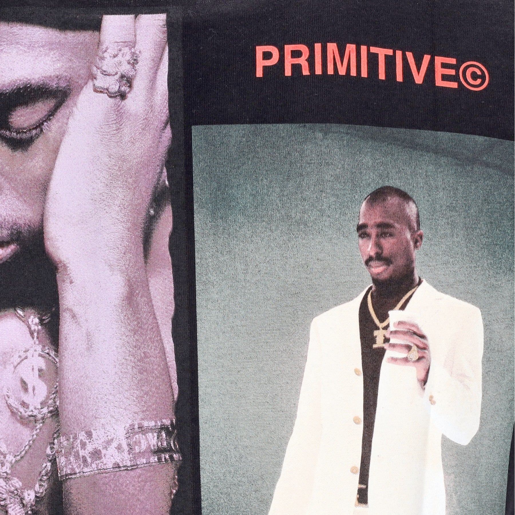 Primitive, Maglietta Uomo Voice Tee X Tupac, 