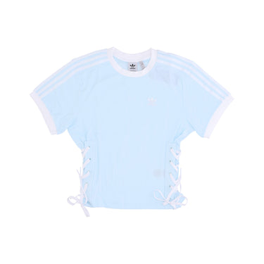 Adidas, Maglietta Donna Laced Tee, Almost Blue