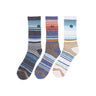 Salty Crew, Calza Media Uomo Mainland 3 Pkk Socks, Assorted
