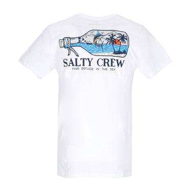 Salty Crew, Maglietta Uomo Message Premium Tee, White