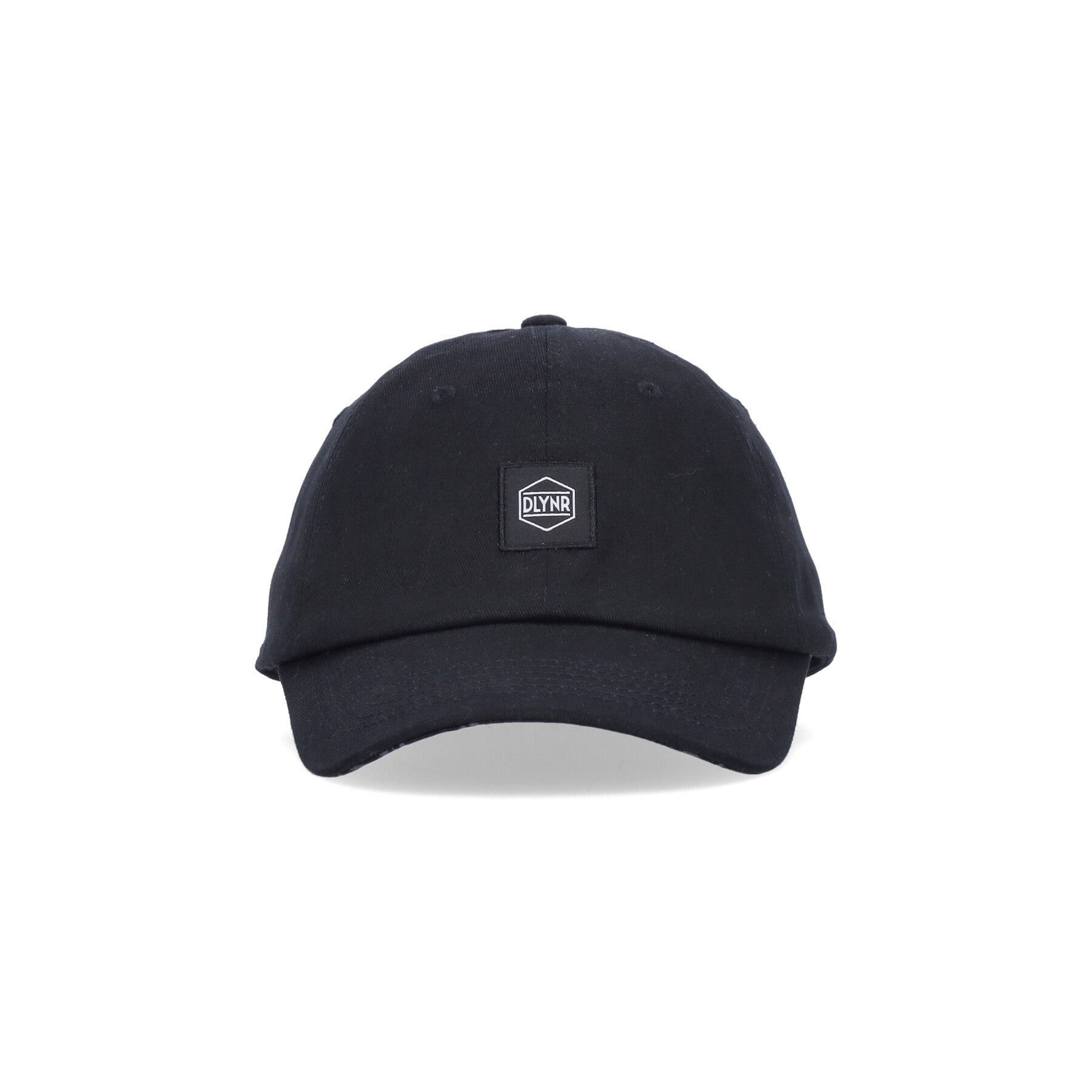Dolly Noire, Cappellino Visiera Curva Uomo Logo Label Dad Hat, Black