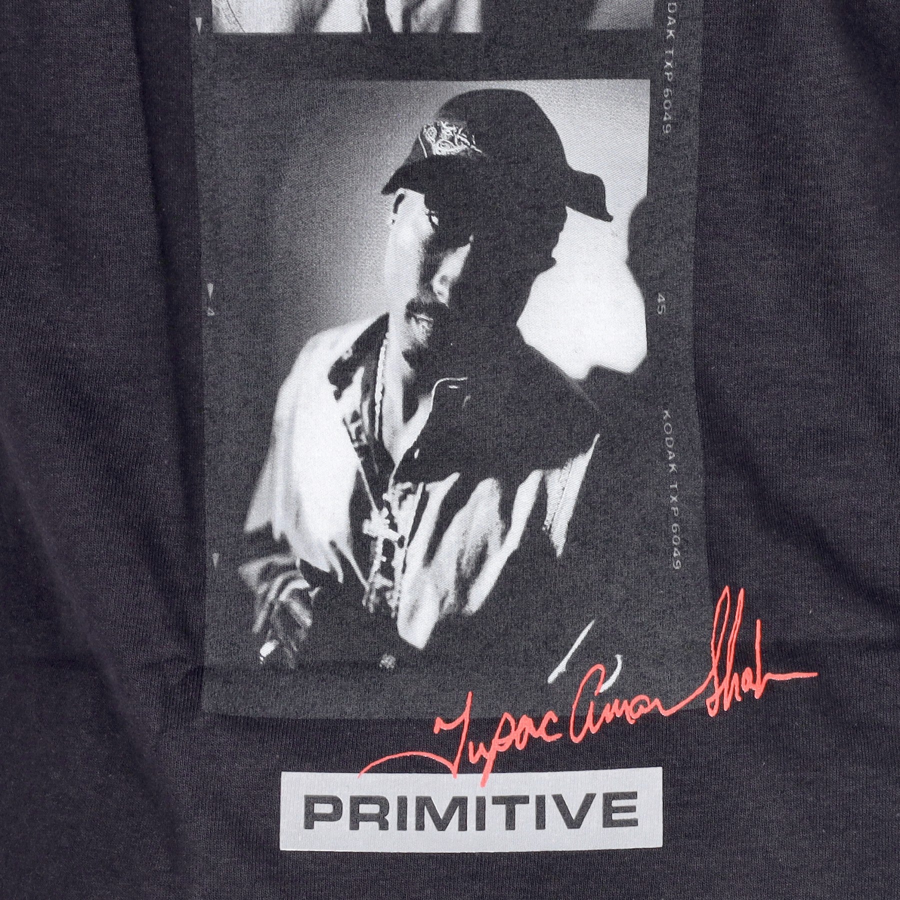 Maglietta Uomo Shadows Tee X Tupac Black
