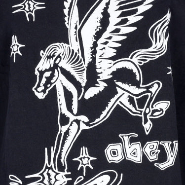 Obey, Maglietta Manica Lunga Donna Pegasus Custom Box L/s Tee, 