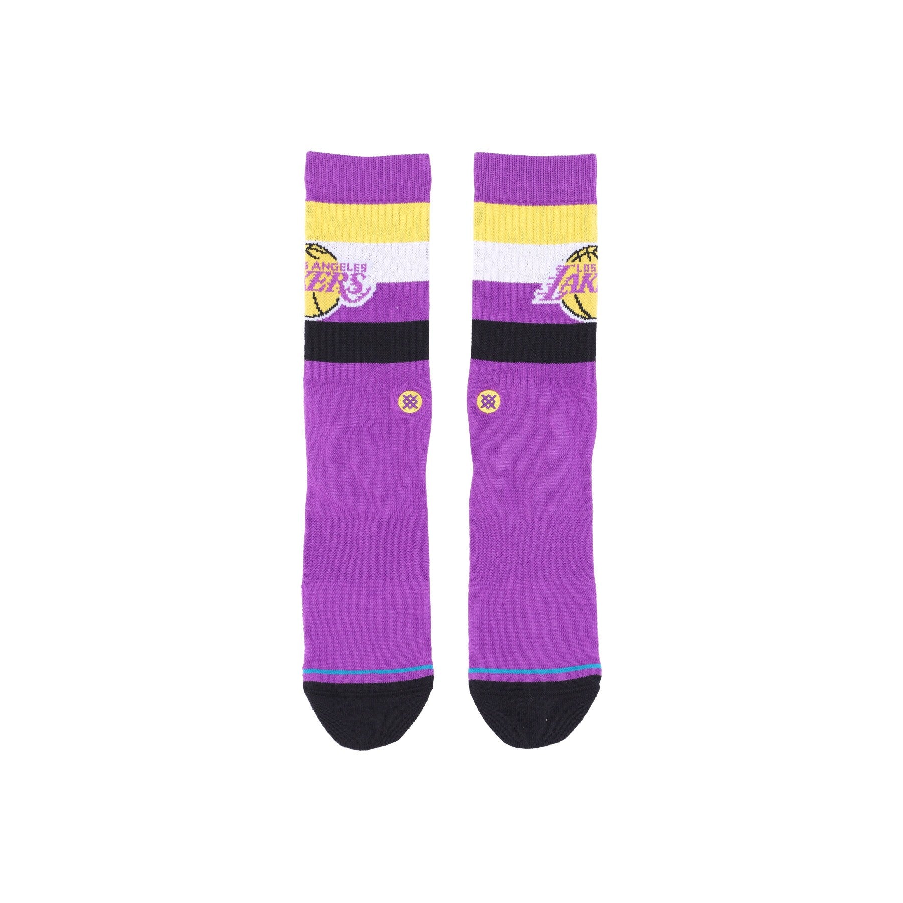 Calza Media Uomo Lakers St Crew Purple