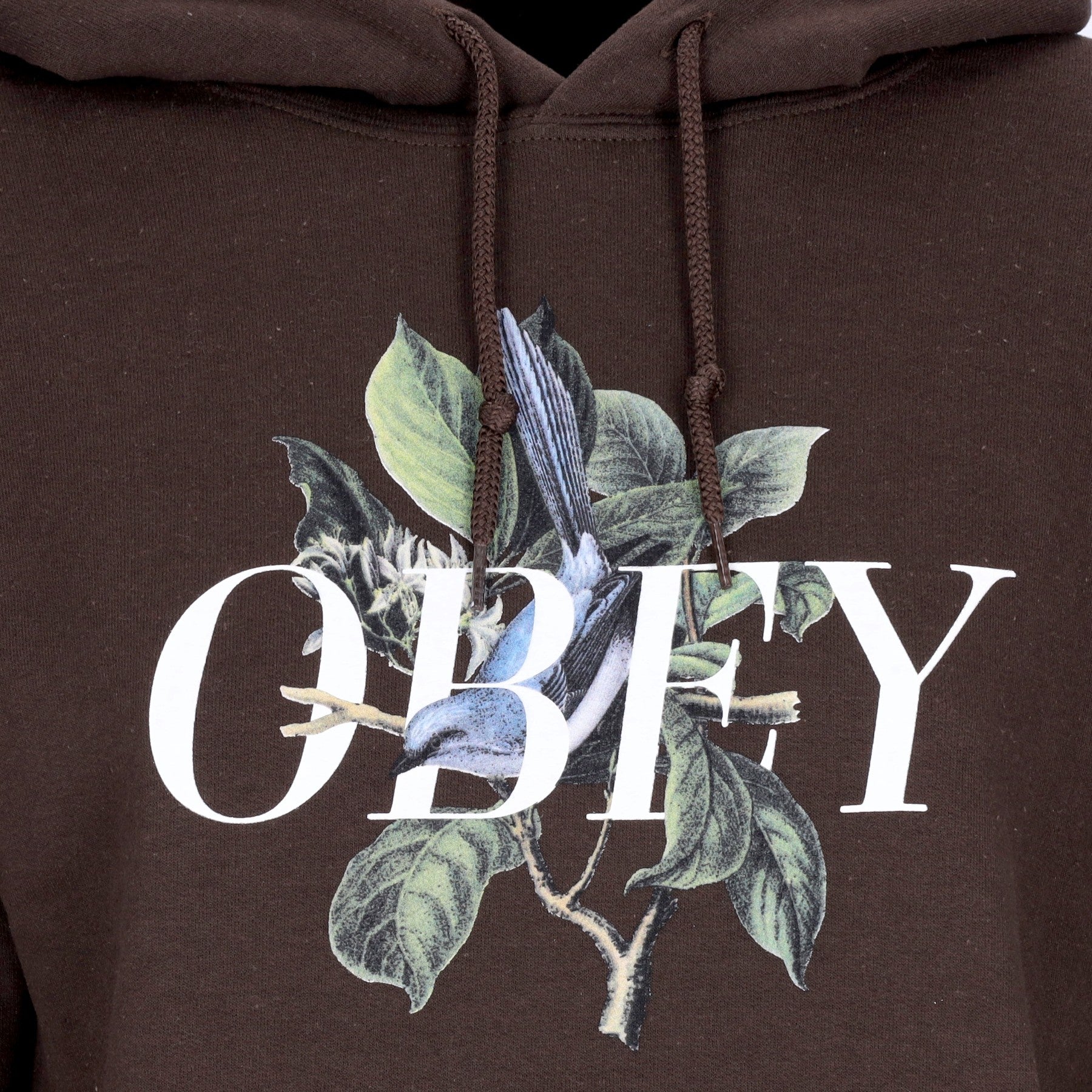 Obey, Felpa Cappuccio Donna Bird Old School Pullover Hood, 