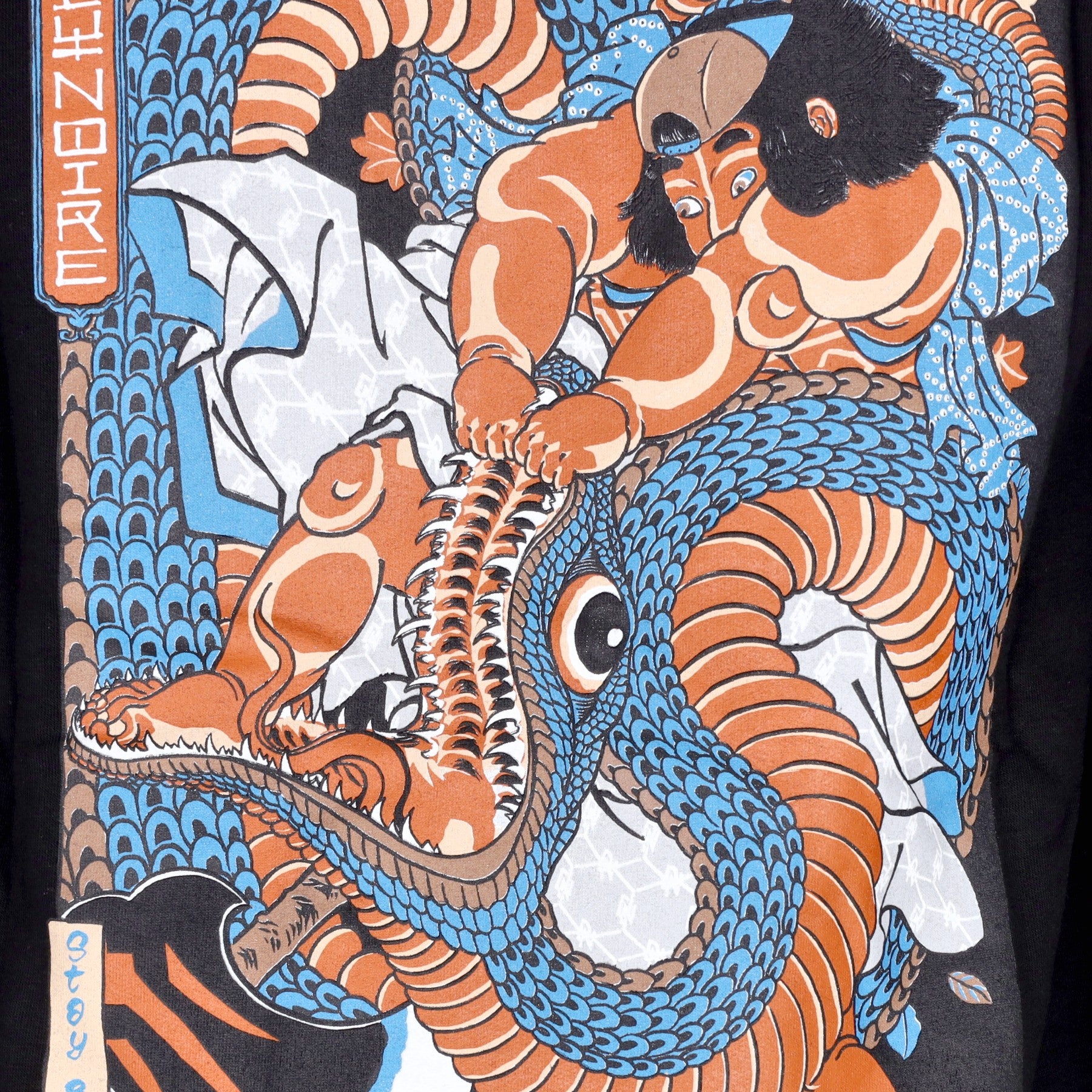 Dolly Noire, Felpa Cappuccio Uomo Kunyoshi Hoodie, 