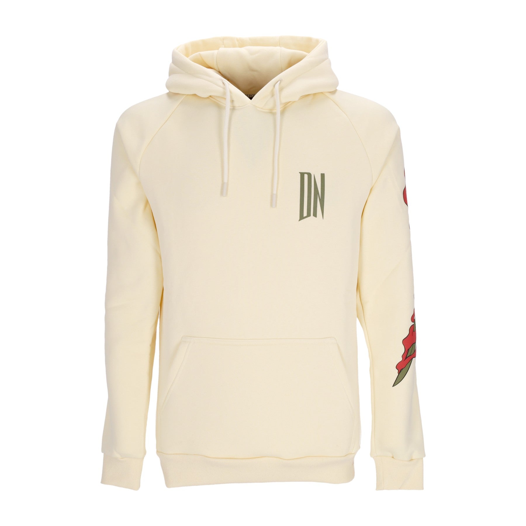 Ryu Dragon Hoodie Beige Herren Kapuzenpullover