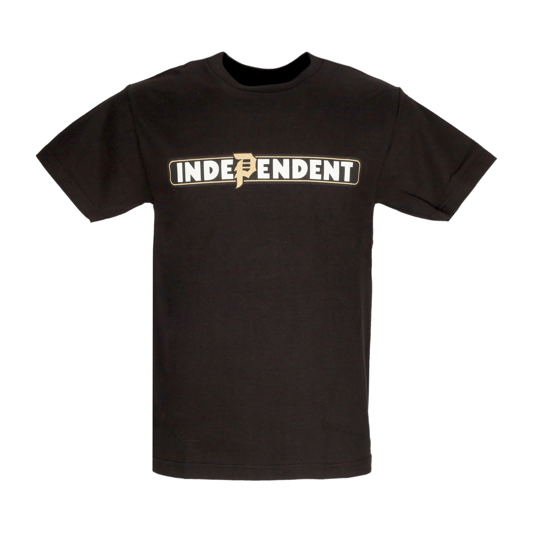 Primitive, Maglietta Uomo Bar Tee X Independent, Black