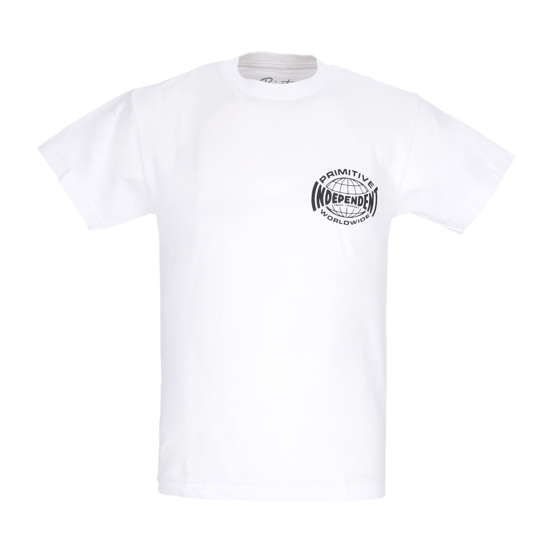 Primitive, Maglietta Uomo Global Tee X Independent, White