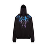 Phobia, Felpa Leggera Cappuccio Uomo Lightning Balaclava Hoodie, Black/blue/purple