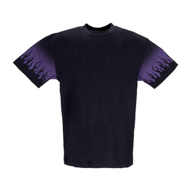 Maglietta Uomo Negative Flames Tee Black/purple