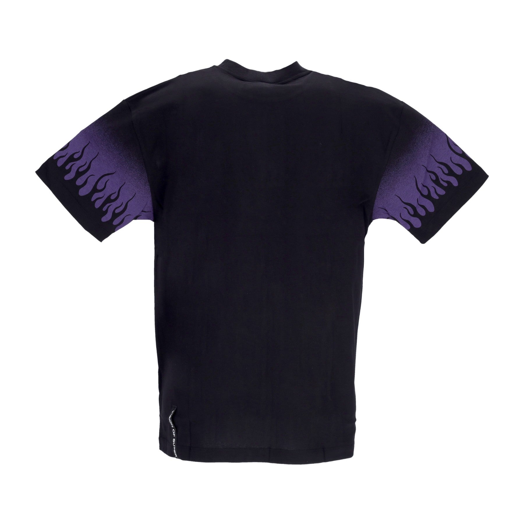 Maglietta Uomo Negative Flames Tee Black/purple