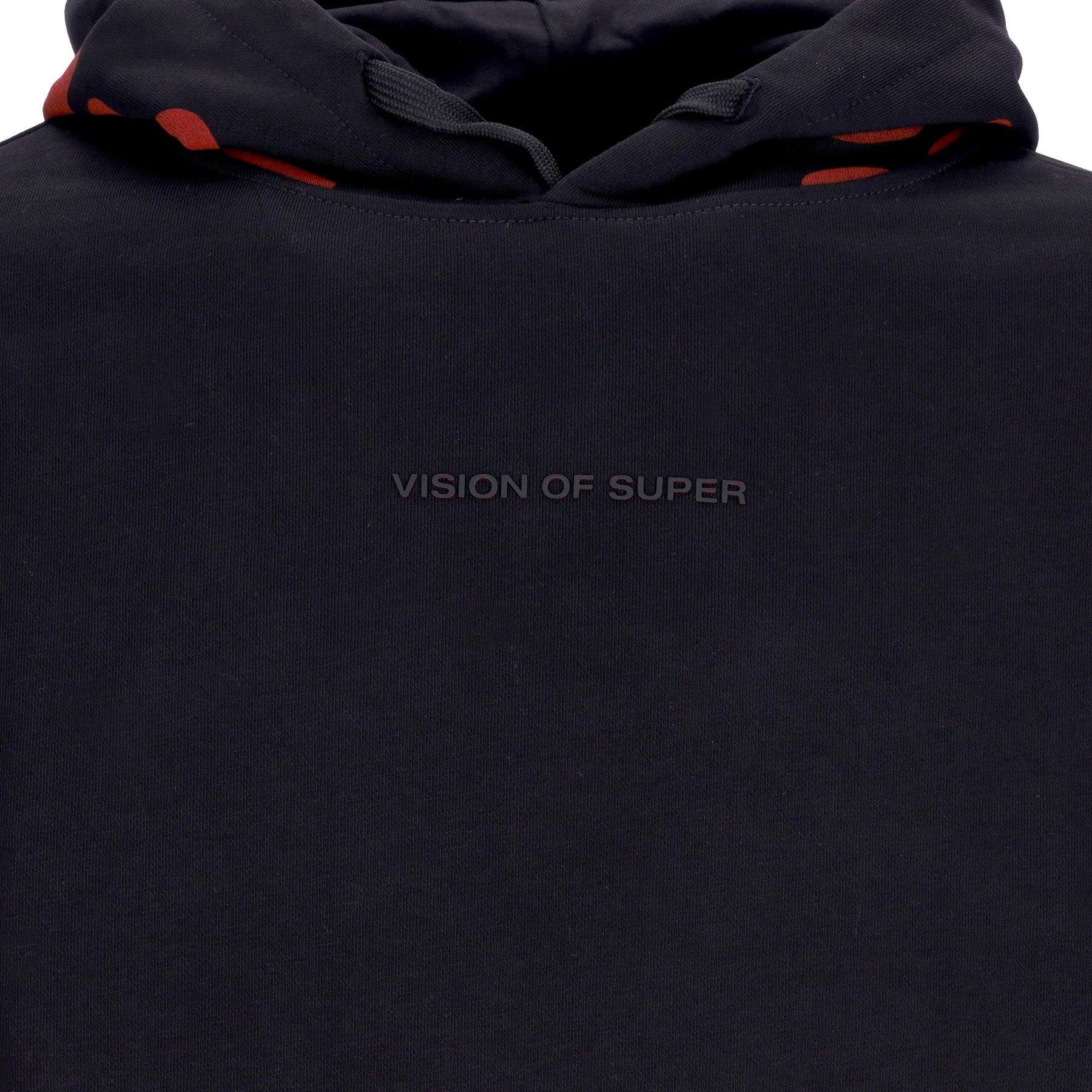 Vision Of Super, Felpa Cappuccio Uomo Negative Flames Hoodie, 