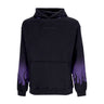 Vision Of Super, Felpa Cappuccio Uomo Negative Flames Hoodie, Black/purple