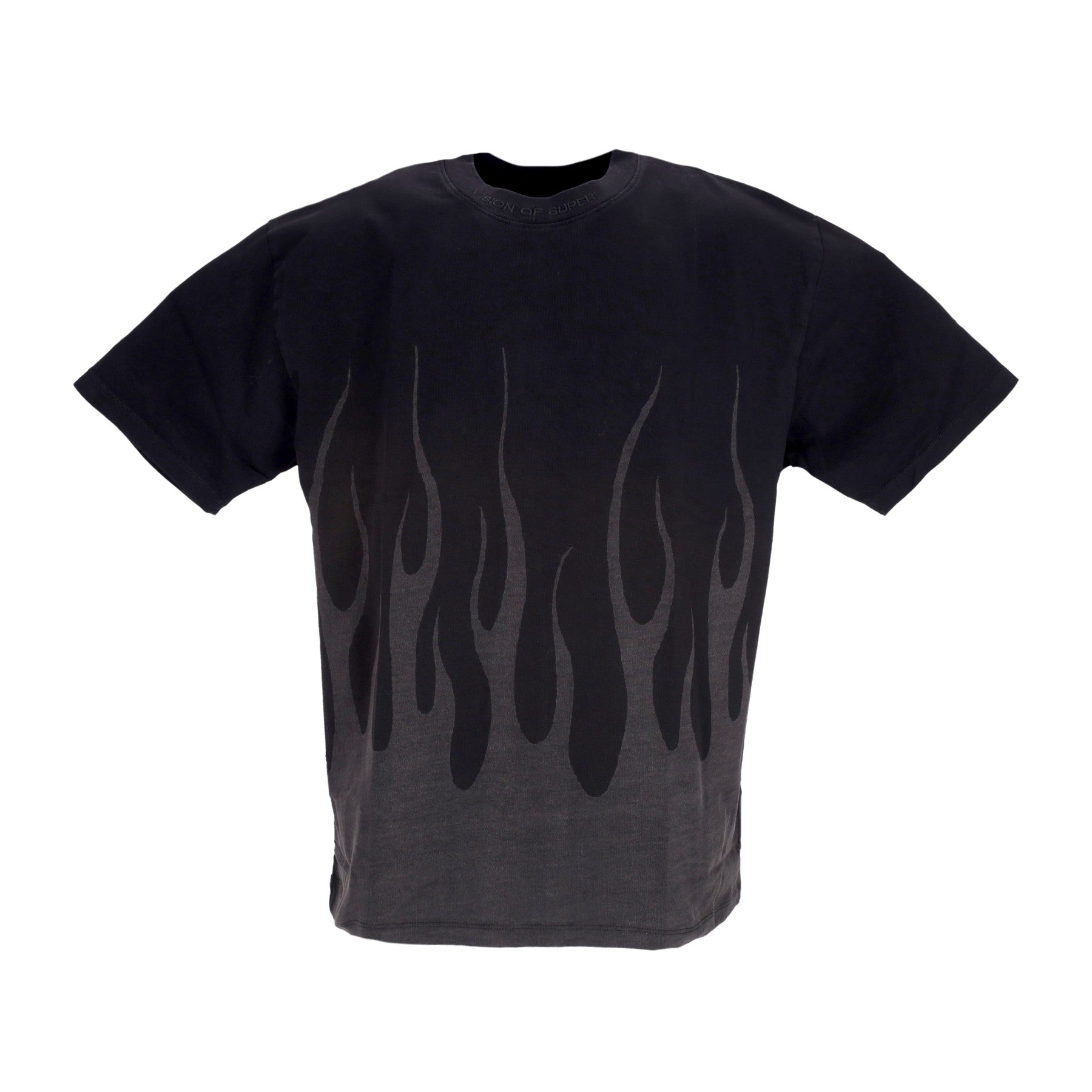 Vision Of Super, Maglietta Uomo Corrosive Flames Tee, Black