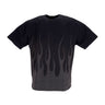 Vision Of Super, Maglietta Uomo Corrosive Flames Tee, Black