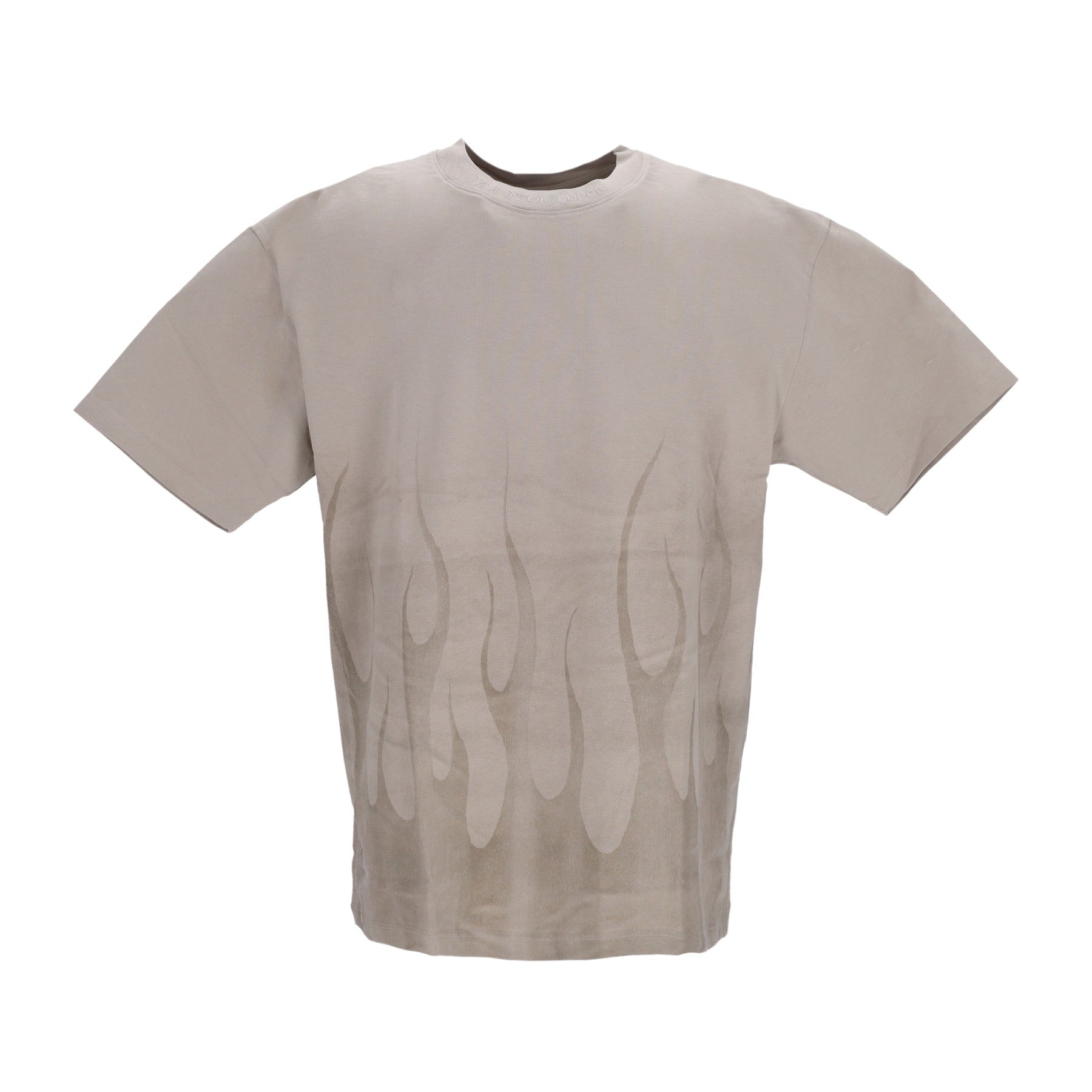 Vision Of Super, Maglietta Uomo Corrosive Flames Tee, London Fog