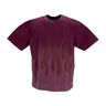 Vision Of Super, Maglietta Uomo Corrosive Flames Tee, Grape Wine