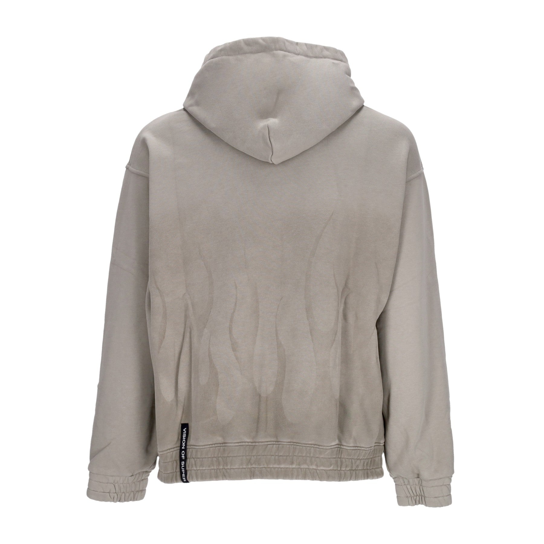 Vision Of Super, Felpa Cappuccio Uomo Corrosive Flames Hoodie, 