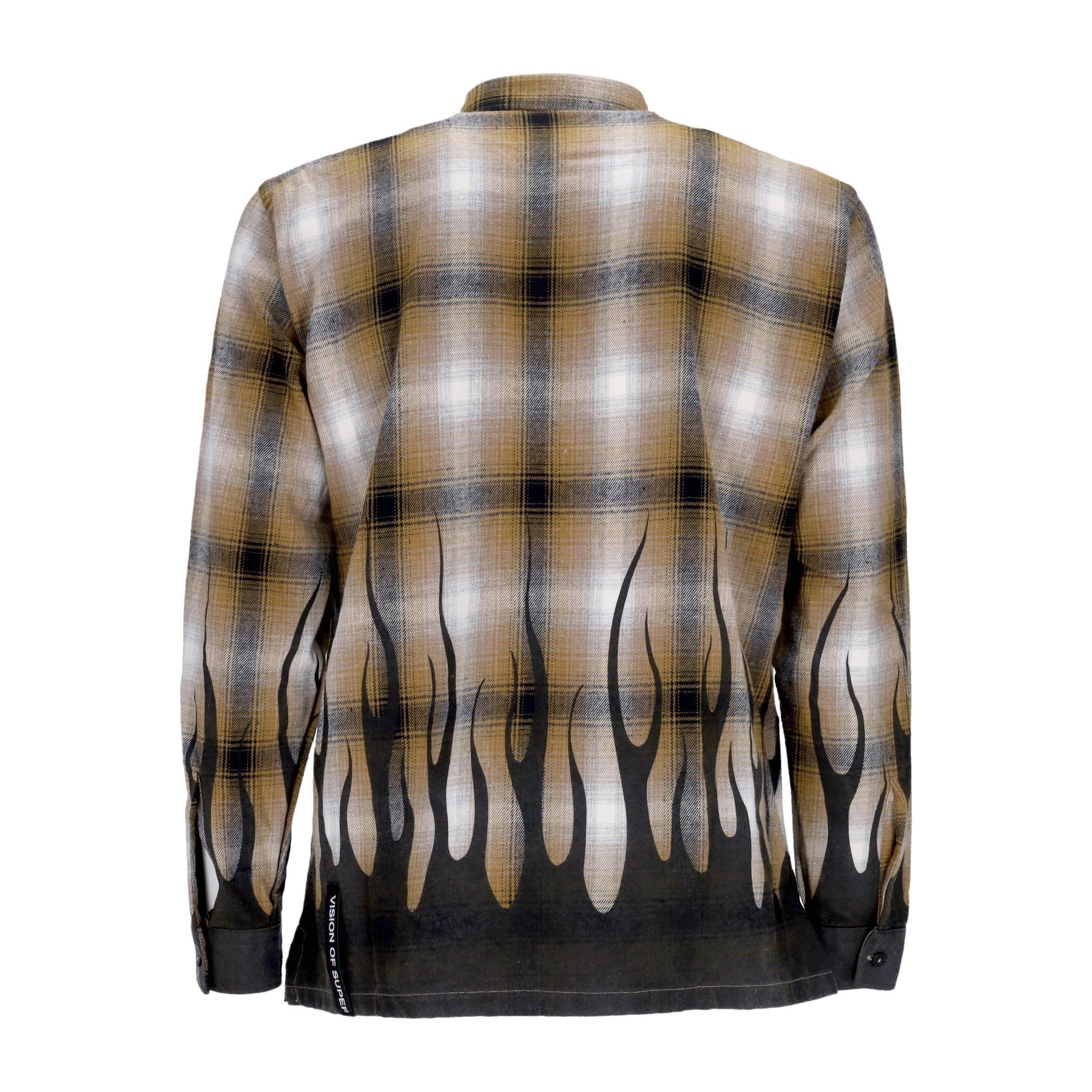 Vision Of Super, Camicia Manica Lunga Uomo Flames Shirt, 