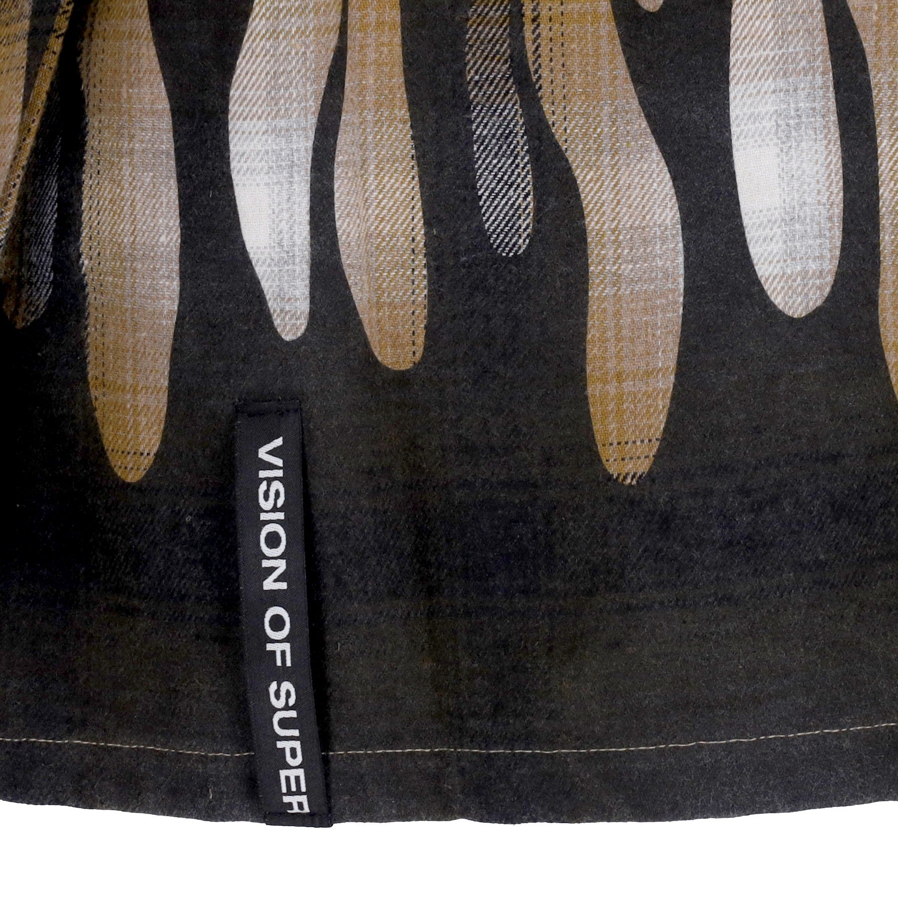 Vision Of Super, Camicia Manica Lunga Uomo Flames Shirt, 