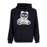 Vision Of Super, Felpa Cappuccio Uomo Rock Mouth Print Hoodie, Black