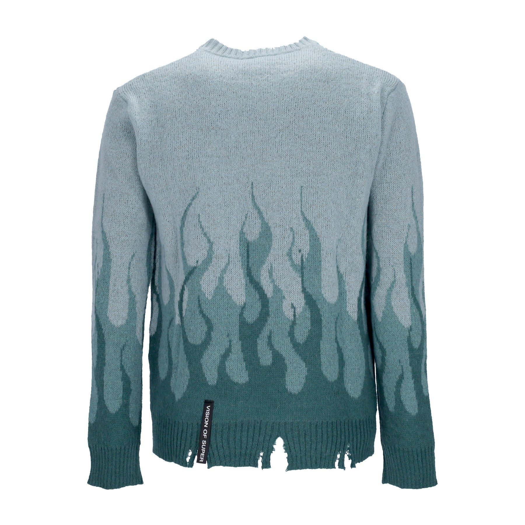 Vision Of Super, Maglione Uomo Double Flames L/s Jumper, 