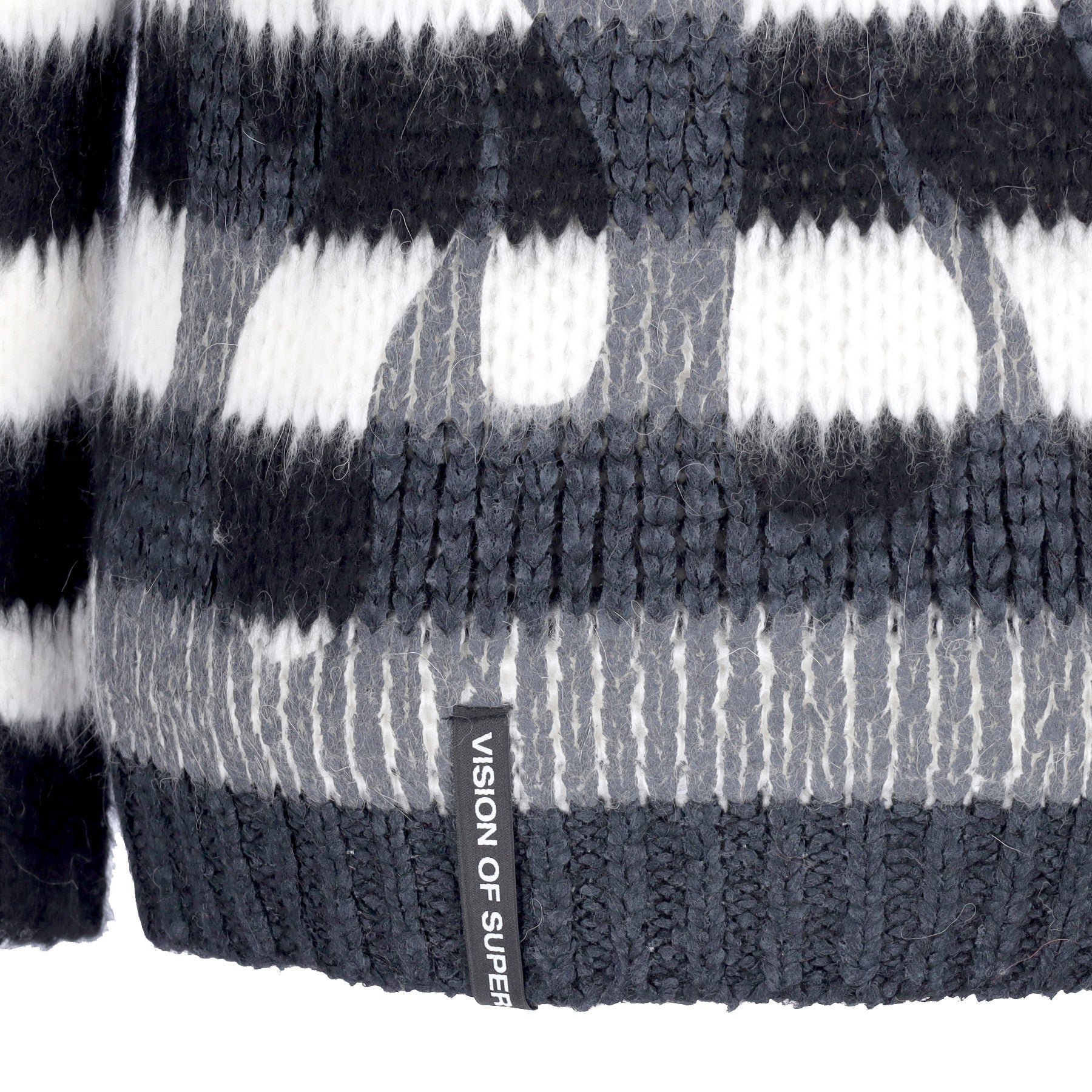 Vision Of Super, Maglione Uomo Black Flames Jumper, 