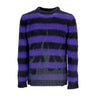 Vision Of Super, Maglione Uomo Black Flames Jumper, Purple