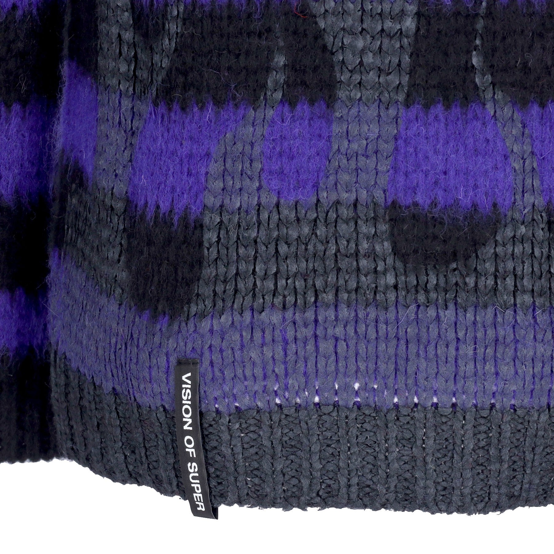 Vision Of Super, Maglione Uomo Black Flames Jumper, 