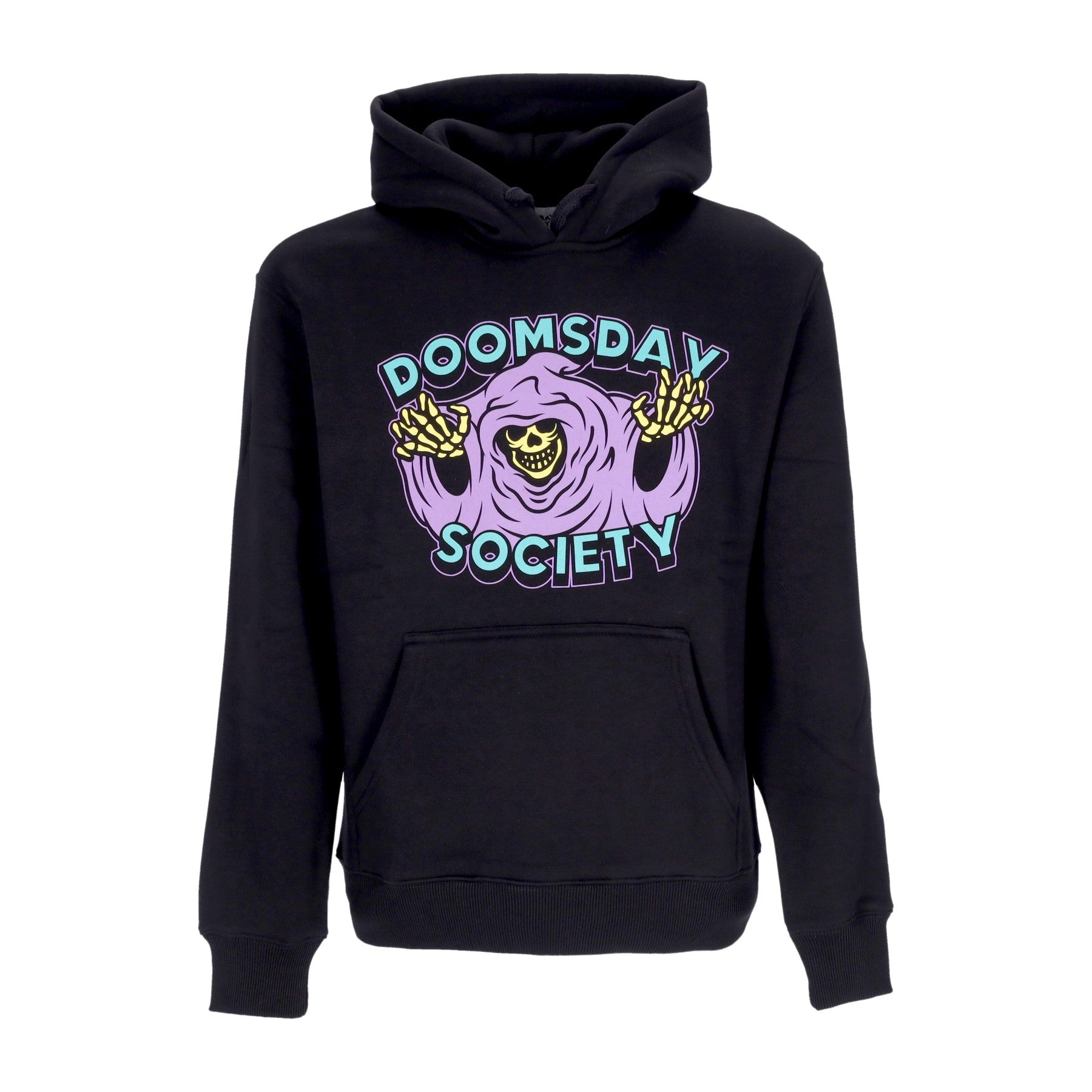 Doomsday, Felpa Cappuccio Uomo Peekaboo Hoodie, Black