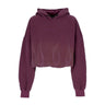 Vision Of Super, Felpa Cappuccio Corta Donna Corrosive Flames Hoodie, Grape Wine