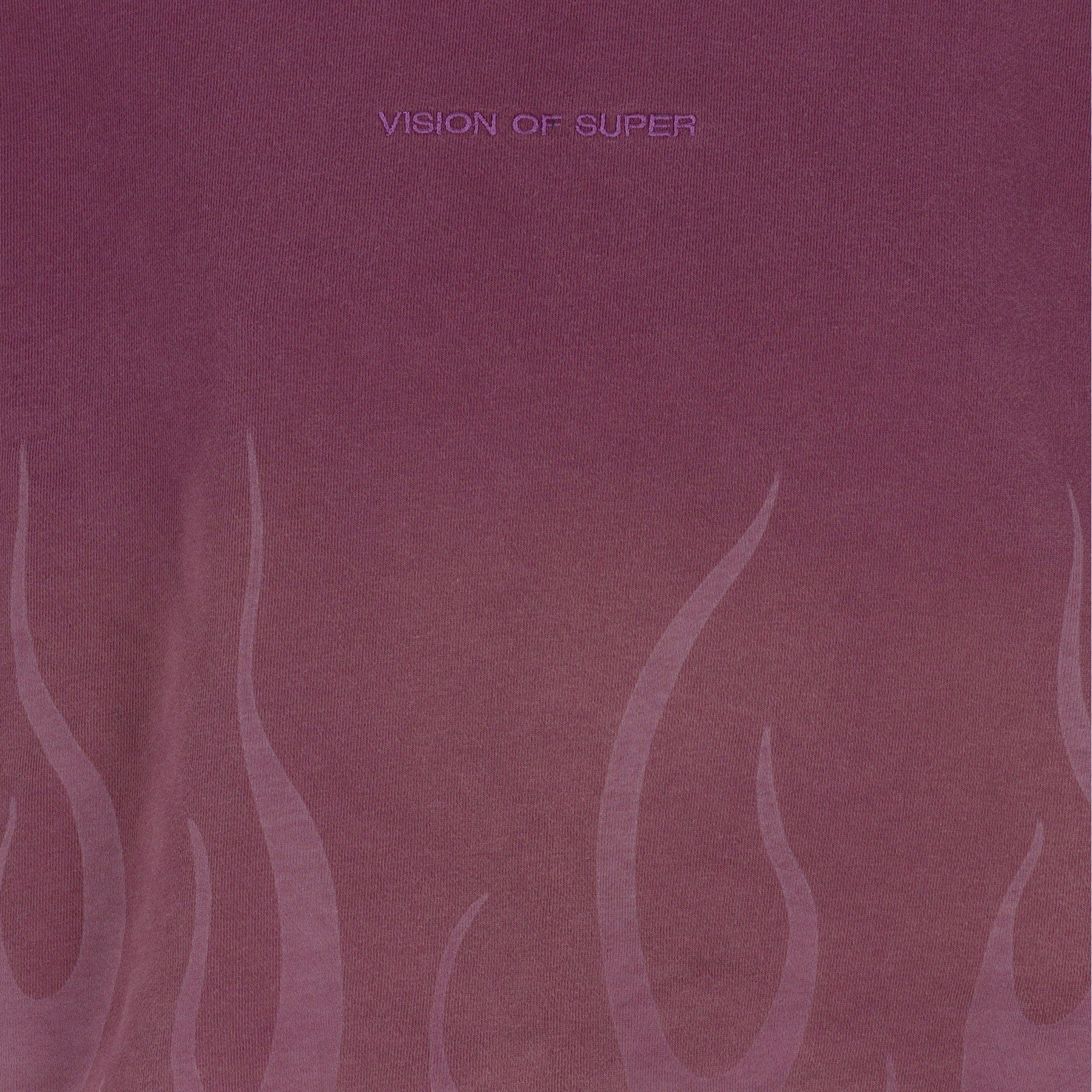 Vision Of Super, Felpa Cappuccio Corta Donna Corrosive Flames Hoodie, 