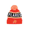 Atipici, Cappello Pom Pom Uomo Pom Pom Beanie The Playoffs Flares, Red
