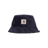 Carhartt Wip, Cappello Da Pescatore Uomo Cord Bucket Hat, Dark Navy