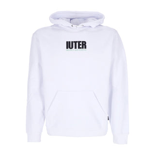 Iuter, Felpa Cappuccio Uomo Stay Alive Hoodie, White