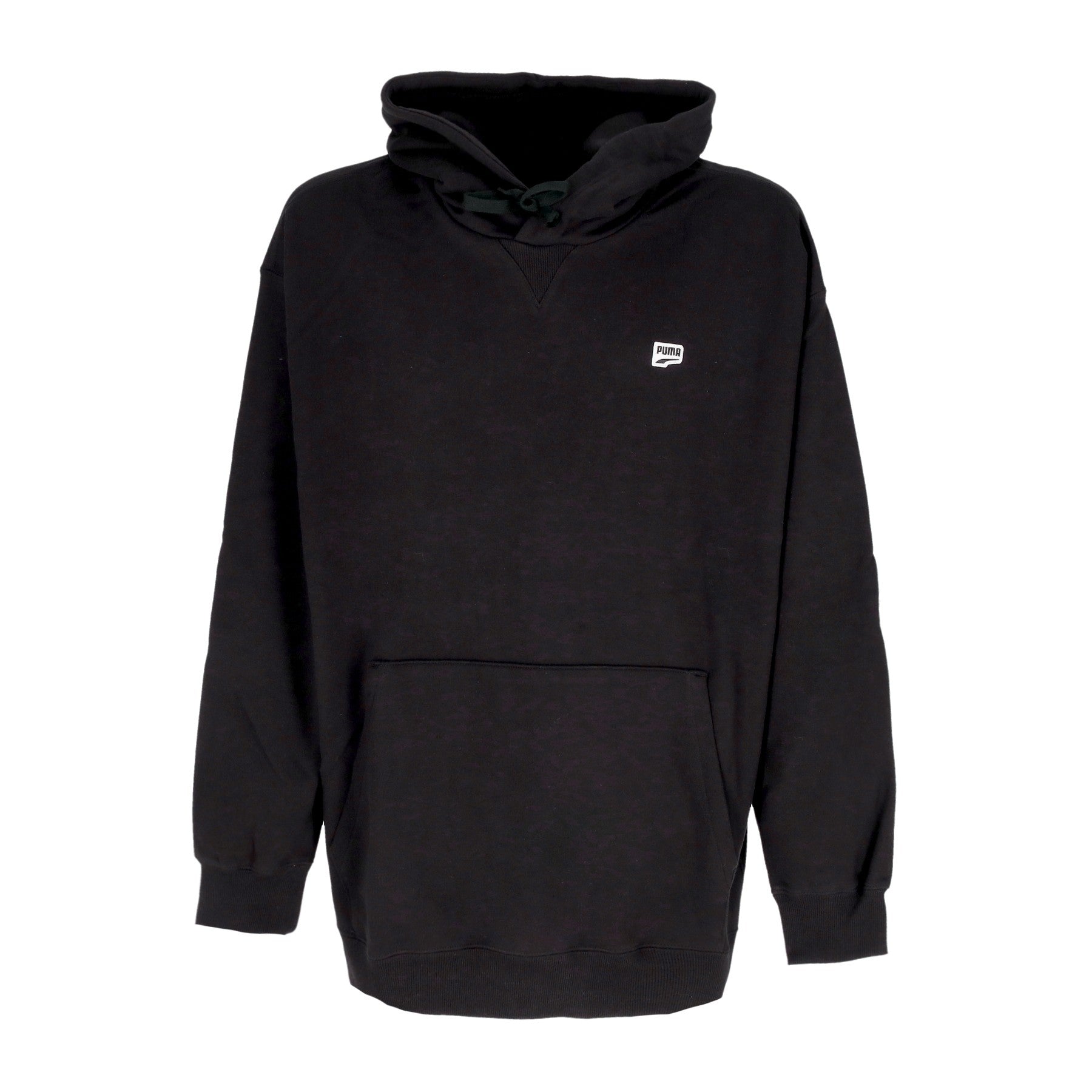 Puma, Felpa Leggera Cappuccio Uomo Downtown Hoodie Tr, Black