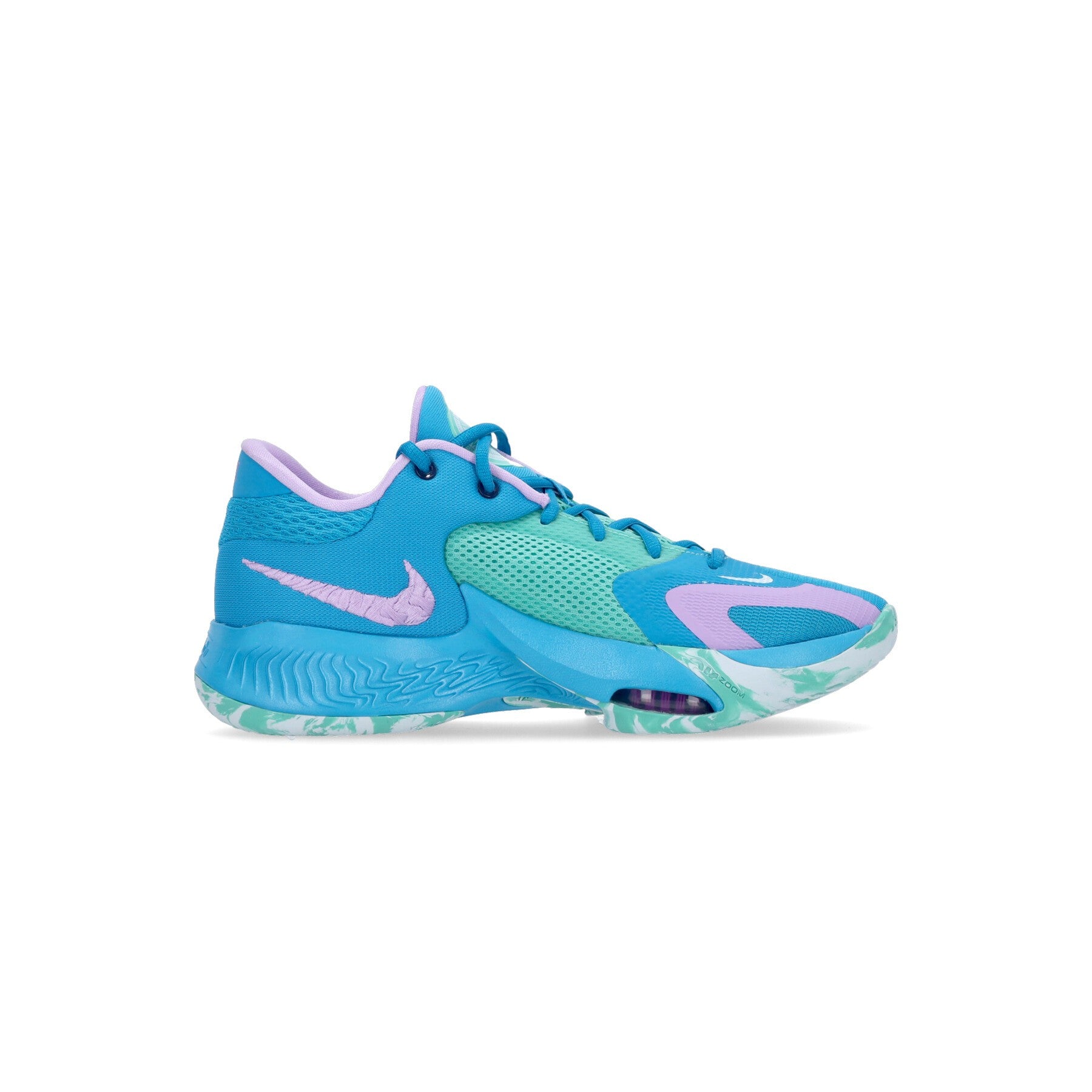 Men's Basketball Shoe Zoom Freak 4 Laser Blue/lilac/light Mint