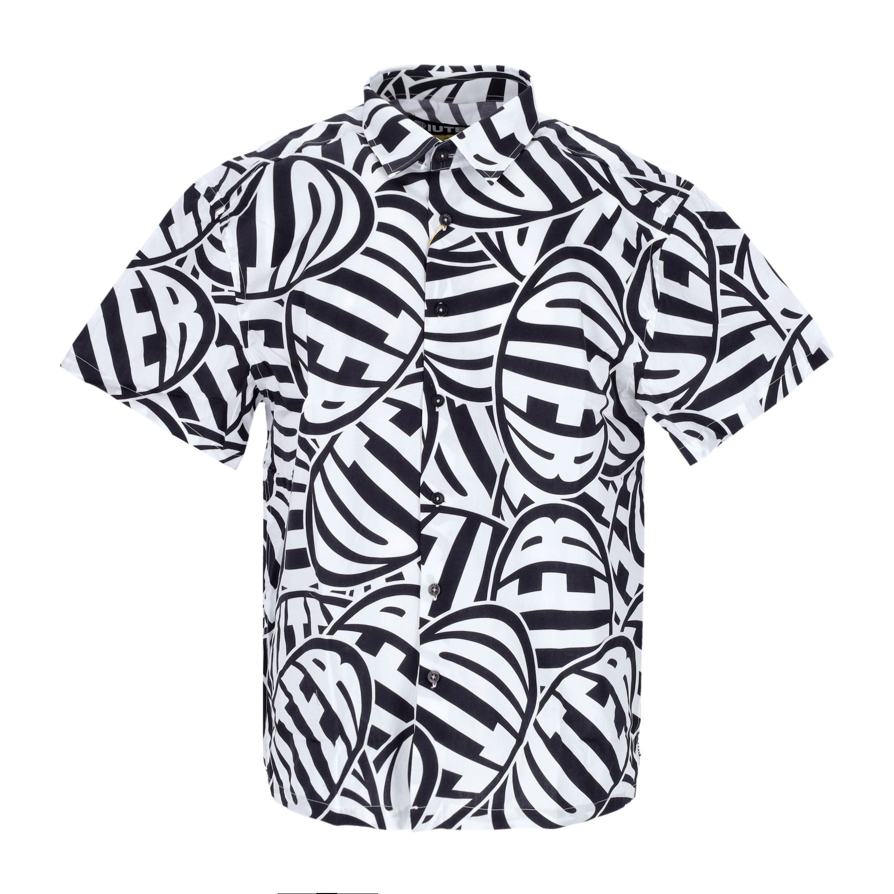 Iuter, Camicia Manica Corta Uomo Hungry Shirt, White