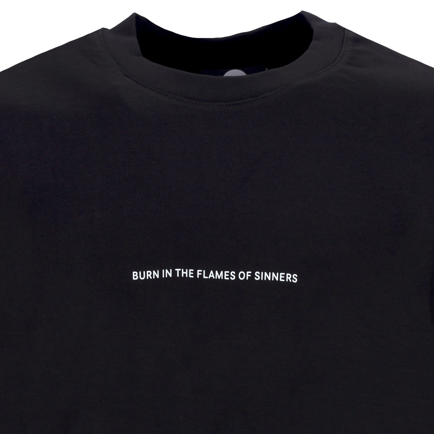 Men's Flames Tee Black T-Shirt