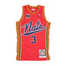 Mitchell & Ness, Canotta Basket Uomo Nba Alternate Jersey Hardwood Classics No 3 Allen Iverson Phi76e, Light Red