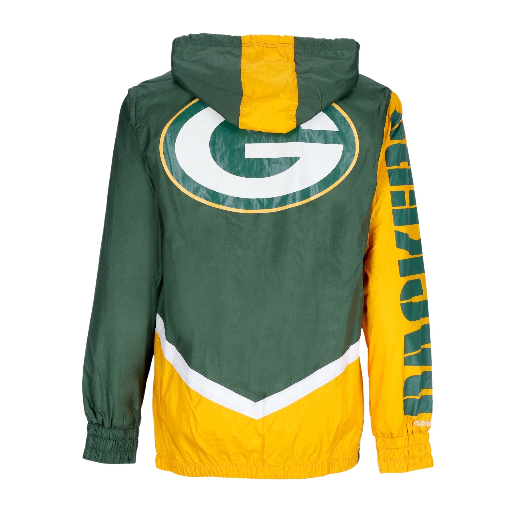Mitchell & Ness, Giacca A Vento Uomo Nfl Undeniable Full Zip Windbreaker Grepac, 