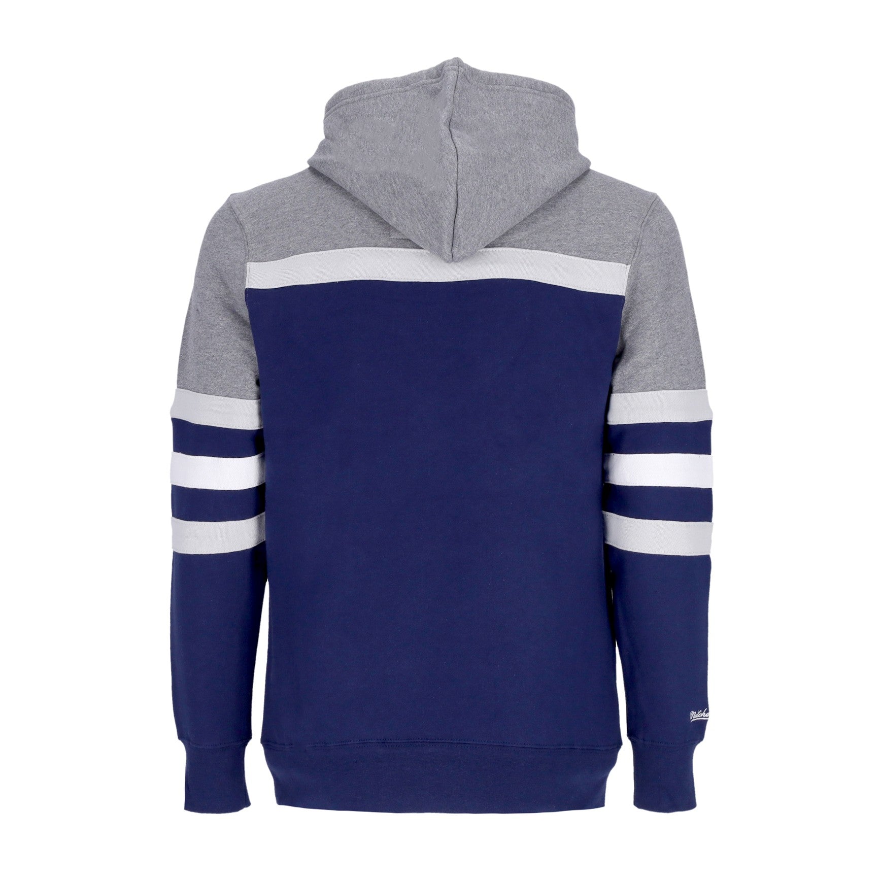 Mitchell & Ness, Felpa Cappuccio Uomo Ncaa Headcoach Hoodie Geohoy, 