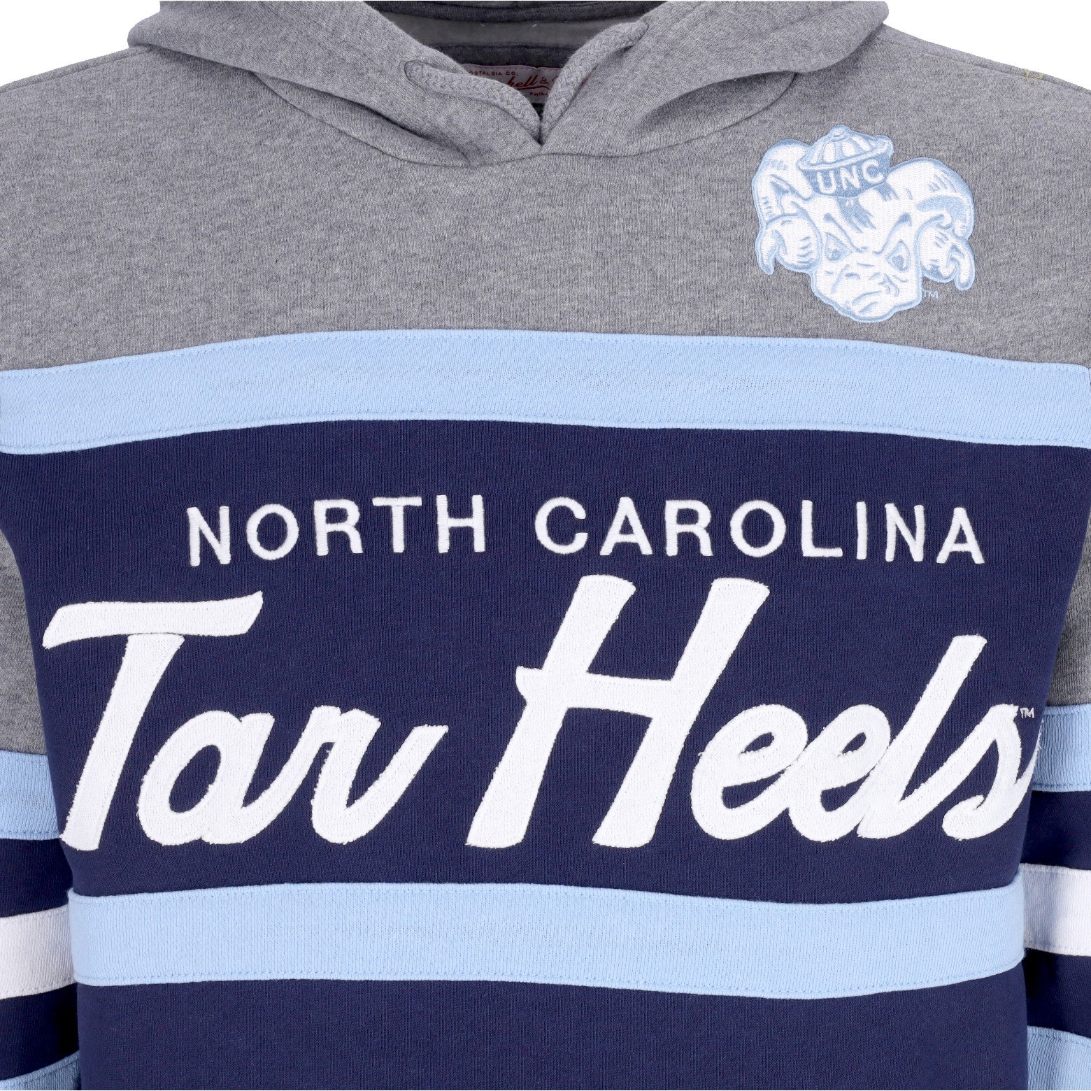 Mitchell & Ness, Felpa Cappuccio Uomo Ncaa Headcoach Hoodie Unchee, 