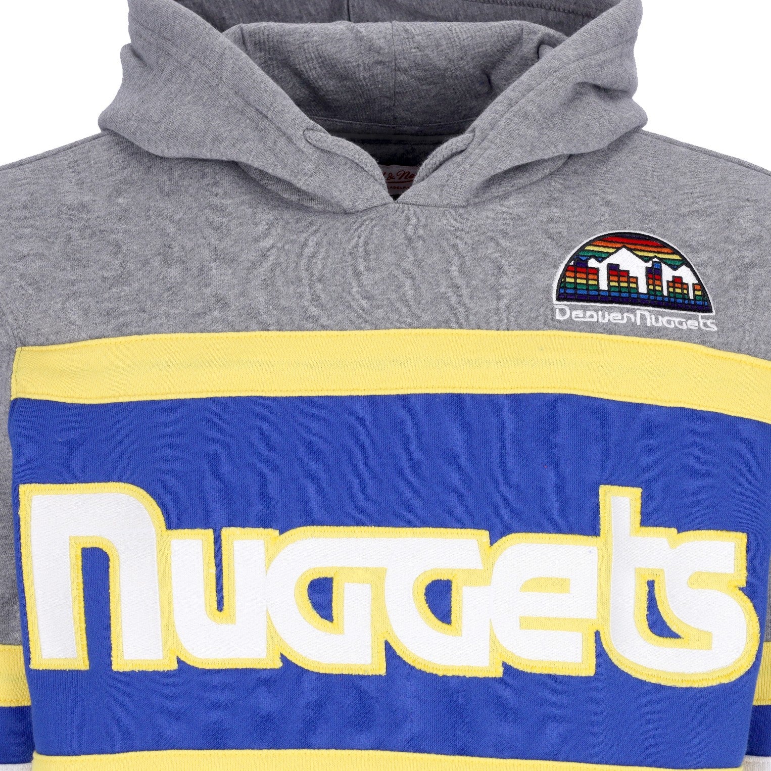 Mitchell & Ness, Felpa Cappuccio Uomo Nba Headcoach Hoodie Hardwood Classics Dennug, 