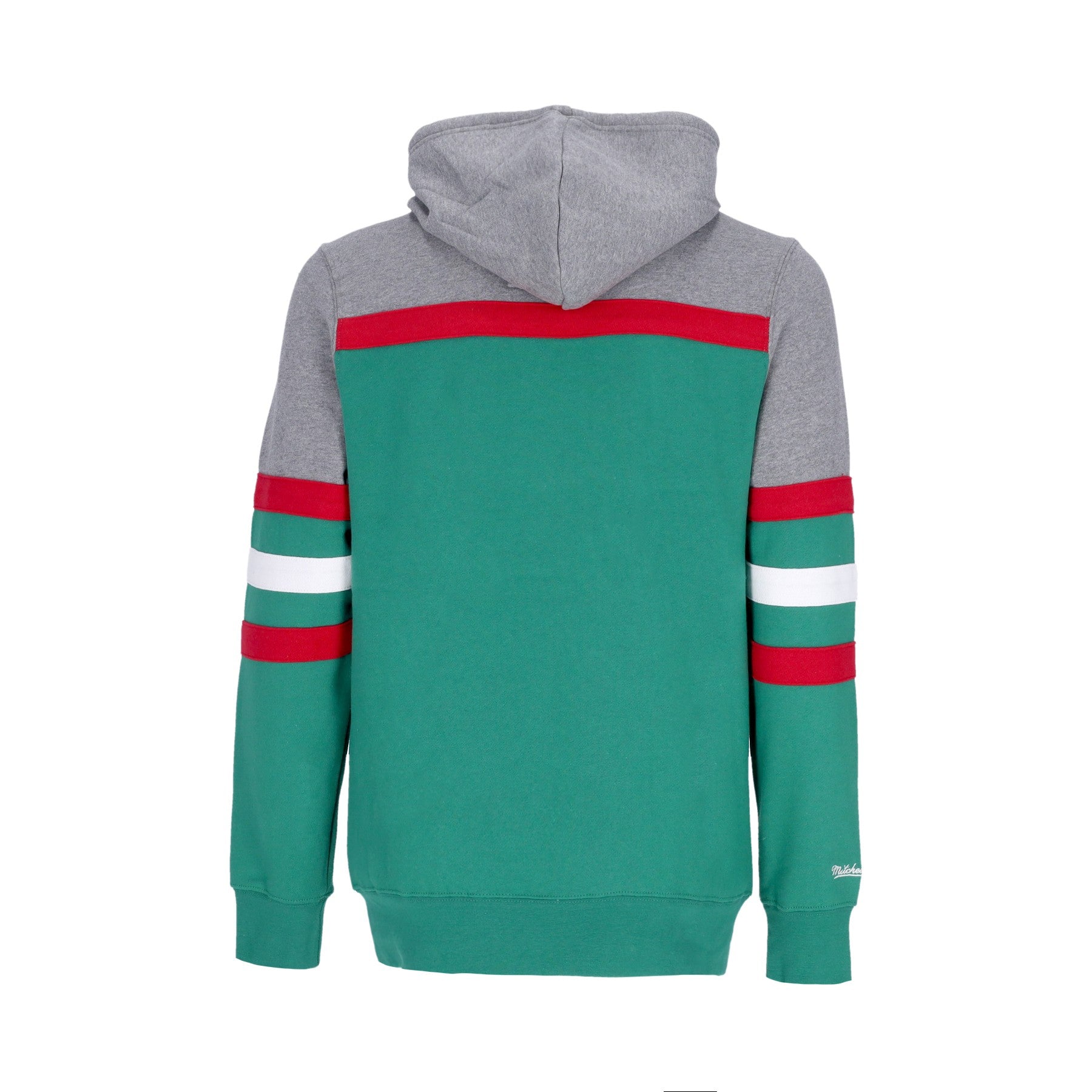 Mitchell & Ness, Felpa Cappuccio Uomo Nba Headcoach Hoodie Hardwood Classics Milbuc, 