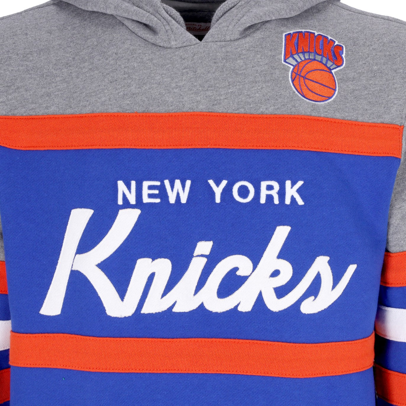 Mitchell & Ness, Felpa Cappuccio Uomo Nba Headcoach Hoodie Hardwood Classics Neykni, 