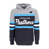 Mitchell & Ness, Felpa Cappuccio Uomo Nfl Headcoach Hoodie Carpan, Black