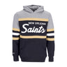 Mitchell & Ness, Felpa Cappuccio Uomo Nfl Headcoach Hoodie Neosai, Black
